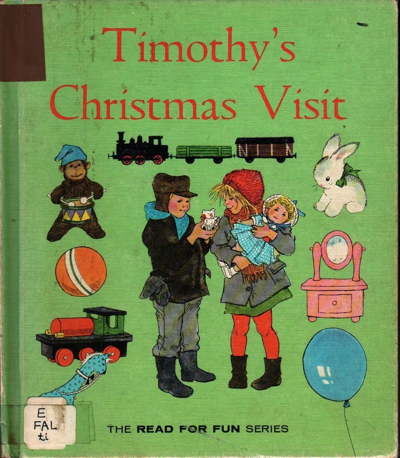 Timothy’s Christmas Visit Read For Fun - Ann Mari Falk - Ilon Wikland (1964) Vintage Kids Book