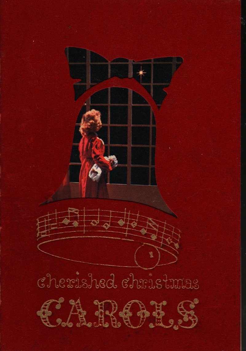 Cherished Christmas Carols - 1954 - Vintage Music Book