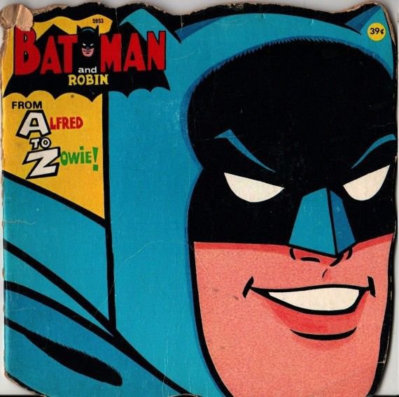 Batman and Robin From Alfred to Zowie! - 1966 - Vintage Kids Book