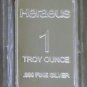 1 troy oz  .999 Fine Silver Heraeus Bar in protective soft plastic