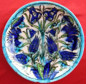 Ceramic Dish Authentic old Islamic Ceramic 19 century