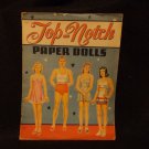 Vintage Uncut Top-Notch Paper Dolls  Saalfield Pub. Co.1948  UNCUT #1504