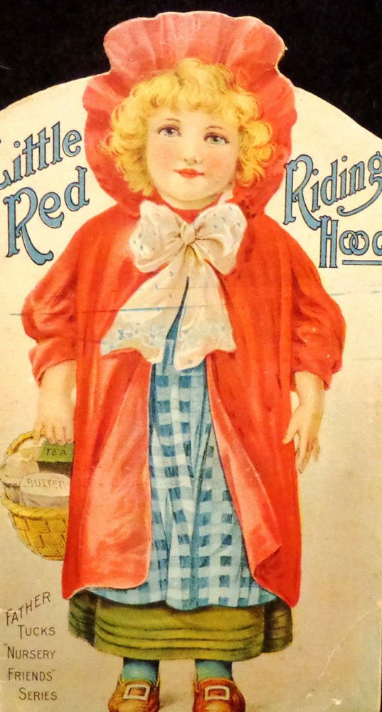 1st Ed. Little Red Riding Hood Father Tuck's Nursery Friends Series #1770 1890
