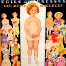 Shirley Temple Paper Dolls & Dresses Her Movie Wardrobe  UNCUT  Saalfield 1938