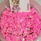 Brittany Chipmunk 1/2 tsp Glitter Mix Fine Chunky Nail Art Acrylic UV Gel Nail Polish