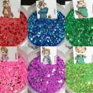 Chipmunk Set of 6 1/2 tsp Glitter Mix Fine Chunky Nail Art Acrylic UV Gel Nail Polish