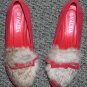 Red Suede Platforms~Size 6.5~ NEW !