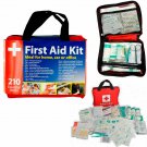 210 Piece First Aid Kit Easy Access Carrying Case All Purpose Emergency Survival