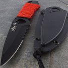 6.75" TACTICAL MINI NECKLACE KNIFE + LANYARD Boot Neck Pocket Fixed Blade Combat