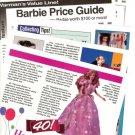 1999 Articles/Pics/Price Guide/Info on Mattel's Barbie Dolls~Barbie Turns 40
