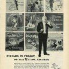 RCA Victor Records Photo Ad~Arthur Fiedler Conductor'57