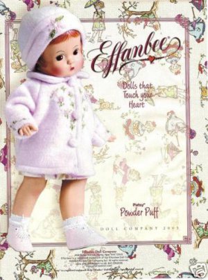 2003 Effanbee Patsy Powder Puff Doll Ad/Advertisement