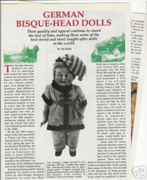 Interesting Photo Article on German Bisque-Head Dolls