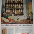 1961 Watkins Gourmet Spices & Herbs Products Ad~Special Cutting Board Offer~60s