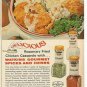 1964 Watkins Gourmet Spices & Herbs Ad~Rosemary Fried Chicken Casserole Recipe