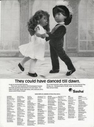 1986 Vintage Sasha & Gregor Danced till Dawn Doll Ad