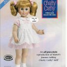 Mattel Chatty Cathy Porcelain Collector Repro Doll Ad
