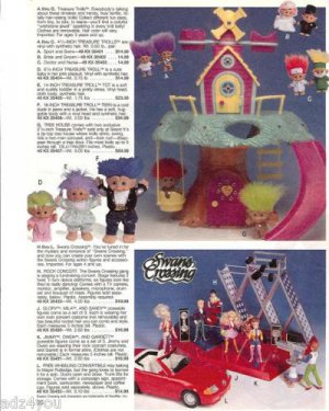 1992 Treasure Trolls & Access/Swans Crossing Dolls Ad