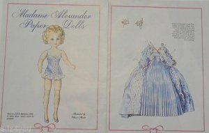 Madame Alexander Paper Doll Pages~COCO Melanie Illustrated by Elaine Shants