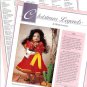 1992 Wendy Lawton Legend of Poinsettia Maria Elena Christmas Legends Doll Ad Pg
