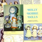 1986 Article/Pics/Info on Holly Hobbie Knickerbocker,American Greetings Dolls