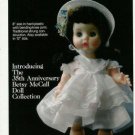 1986  Betsy McCall 35th Anniversary Doll Ad~Soooo Cute!