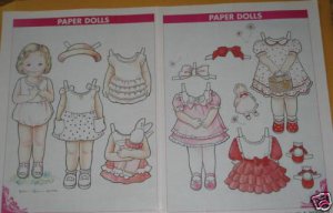 1993 Cute Magazine Paper Doll & Outfits by Yuko Green