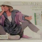 1987  Virginia Slims 2-Pg Ad~Casual Lavendar Outfit/Hat