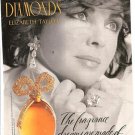 1993 Elizabeth/Liz Taylor White Diamonds Fragrance Dillard's Perfume Ad Page
