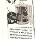 1950s A&H Gigi Doll Carousel Wardrobe Ad/Advertisement
