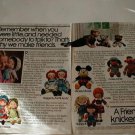 1978 Vintage Kinickerbocker Ad~Holly Hobbie~Raggedy Ann~Sesame Street~Annie Etc