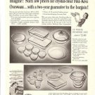 1954 FIRE KING Glassware/Ovenware Ad~Lancaster Ohio~50s