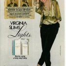 1982 Virginia Slims Cigarette Ad~Frank Composto Fashion