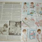 1960 Vintage A.C.Toodles & TINY TEARS Doll/Accessories Catalog Ad Pgs~1960s