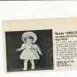 1950s Vintage Uneeda Walking TODDLES Baby Doll Ad