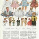 1953 Terri Lee,Bride,Walking,Tinker Bell,Peter Pan, Etc Dolls Catalog Ad Page