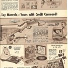 1960s Vintage Emenee Toy Rifle Gun and Target Range Catalog Ad/Advertisement