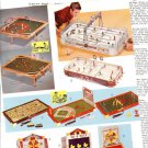 1960s Sports Tabletop Games Ad Pg~Electric Etc Hockey,Car Race,Baseball,Football