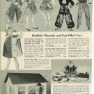 1950s Western Playsuits Costumes Ad Page~Lone Ranger,Wyatt Earp,Annie Oakley Etc