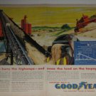 1950s GoodYear Industrial Products Ad~Concrete Maker