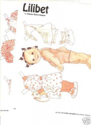 '91 Lillibet Paper Doll Pgs by Johanna Shriver-Simpson
