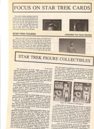 '92 Article/Pics/Info on Star Trek Doll Figures & Cards