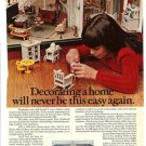 '74 Ethan Allen Galleries Ad~Doll House Furniture Pictd