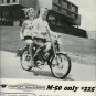 1964 Harley-Davidson "M-50 only $225" Motorcycle Ad~60s