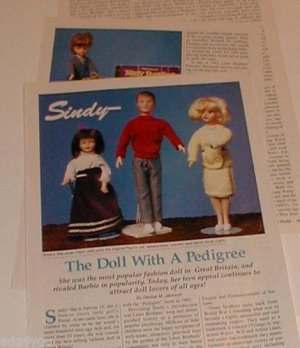 1990 Vintage Article/Pics/Information on Pedigree Sindy Teen-Age Fashion Doll