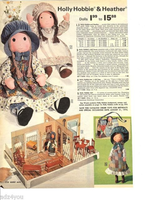 vintage holly hobbie doll