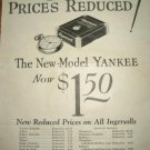 1926 Ingersoll Watch Ad~Yankee,Eclipse,Midget,Waterbury