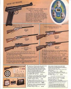 1987 Vintage Daisy,Marksman Air Rifles Ad/Advertisement Page~1980s