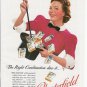 1930s Cigarette Ad ~ Lady Magician-Magic Theme~Top Hat
