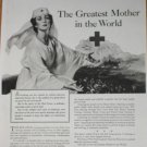 1943 WWII Wartime American Red Cross Nurse Ad Page~Greatest Mother in the World